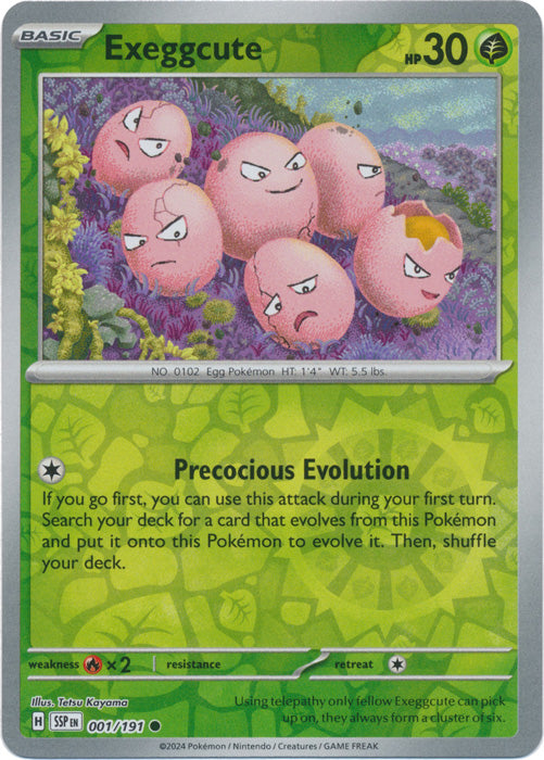 Exeggcute - 001/191 - Common - Reverse Holo