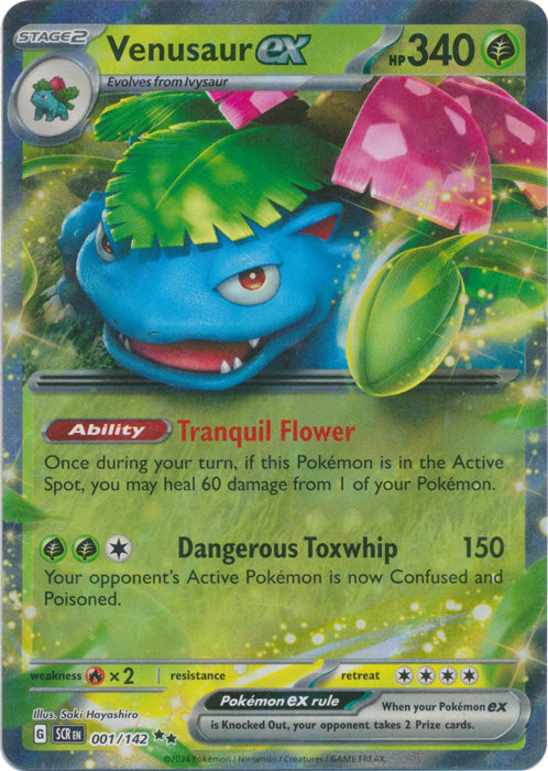 Venusaur ex - 001/142 - Double Rare