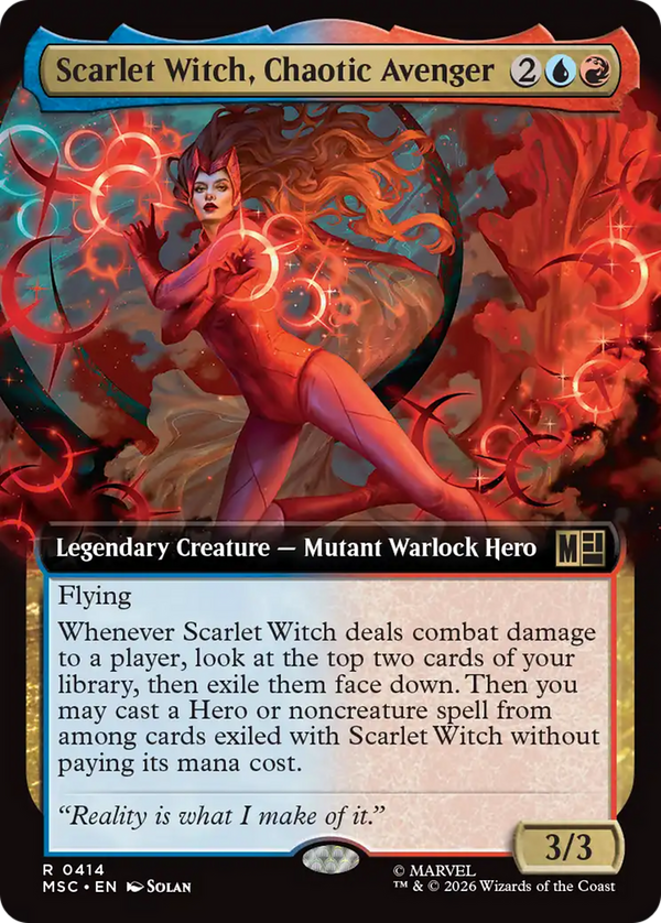 Scarlet Witch, Chaotic Avenger - Extended Art (MSC) (Pre-Order)