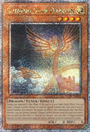 Shining Star Dragon - BLTR-EN002 - Quarter Century Secret Rare - 1st Edition