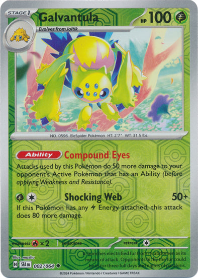 Galvantula - 002/064 - Uncommon - Reverse Holo