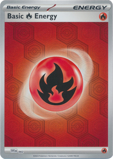 Basic Fire Energy - SVE002 - Common - Reverse Holo