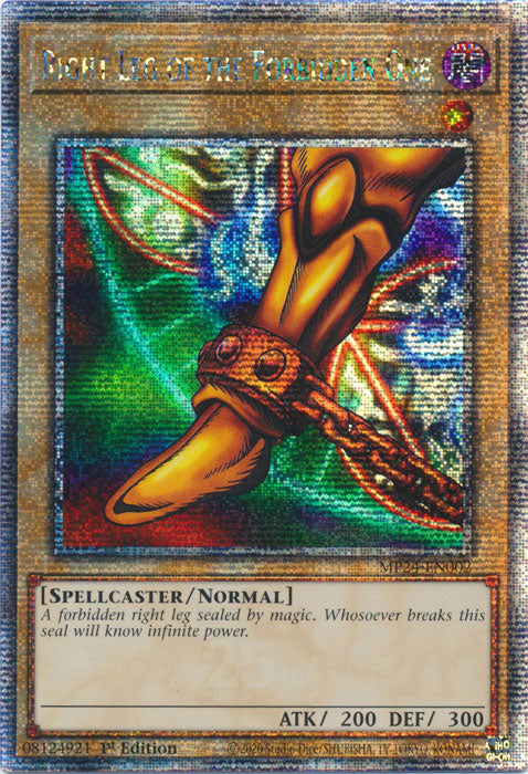 Right Leg of the Forbidden One - MP24-EN002 - Quarter Century Secret Rare - 1st Edition