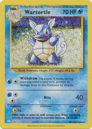 Wartortle - 002/034 - Holo Promo