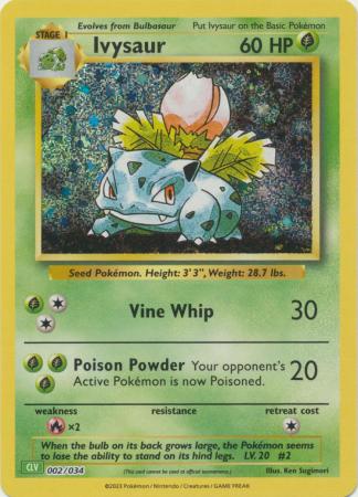 Ivysaur - 002/034 - Holo Promo