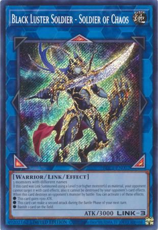 Black Luster Soldier - Soldier of Chaos - BLC1-EN002 - Secret Rare - Limited Edition