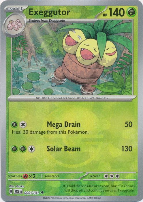Exeggutor (Poke Ball Pattern) - 002/131 - Uncommon