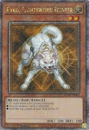 Ryko, Lightsworn Hunter - RA02-EN003 - Quarter Century Secret Rare - 1st Edition