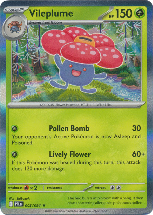 Vileplume - 003/094 - Rare