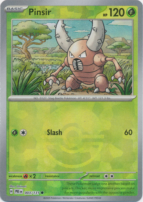 Pinsir (Poke Ball Pattern) - 003/131 - Common