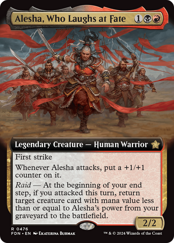 Alesha, Who Laughs at Fate - Extended Art (FDN)