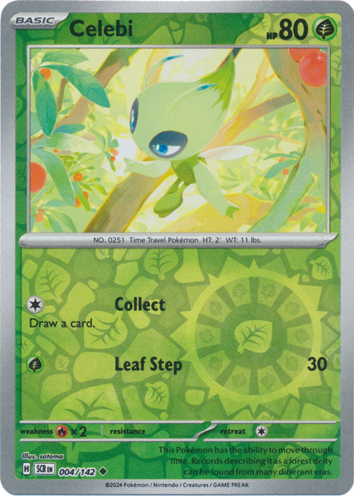 Celebi - 004/142 - Uncommon - Reverse Holo