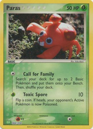 Paras - 004/034 - Holo Promo