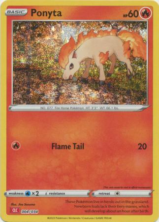 Ponyta - 004/034 - Holo Promo