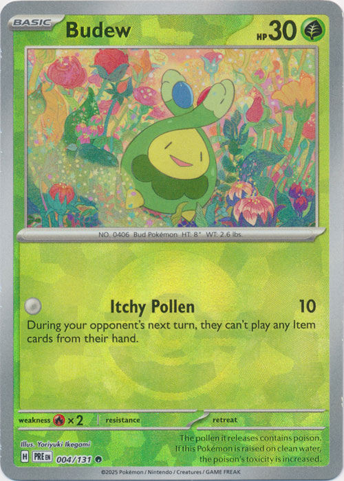 Budew (Poke Ball Pattern) - 004/131 - Common