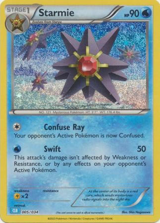 Starmie - 005/034 - Holo Promo