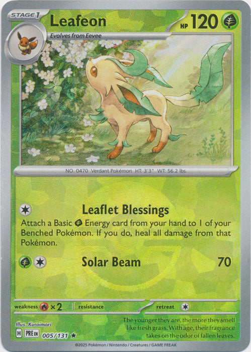 Leafeon (Poke Ball Pattern) - 005/131 - Rare