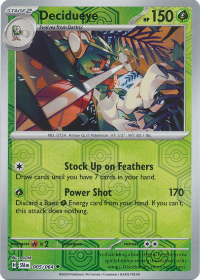 Decidueye - 005/064 - Uncommon - Reverse Holo