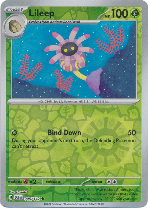 Lileep - 005/142 - Common - Reverse Holo