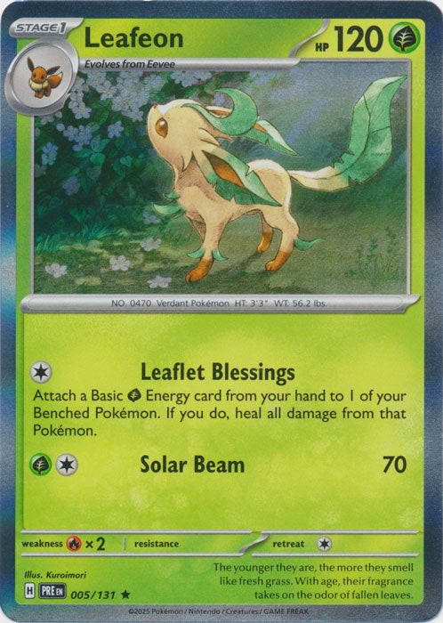 Leafeon - 005/131 - Rare