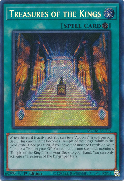 Treasures of the Kings - MZTM-EN006 - Secret Rare - 1st Edition