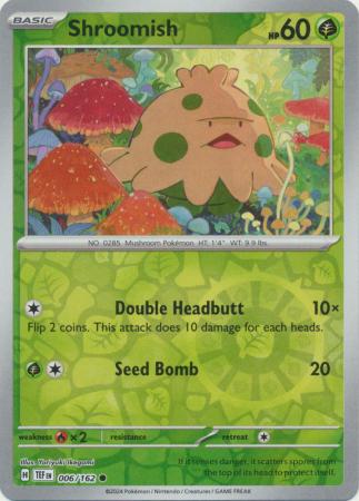 Shroomish - 006/162 - Common - Reverse Holo
