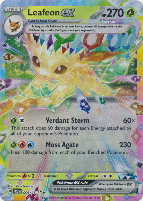 Leafeon ex - 006/131 - Double Rare