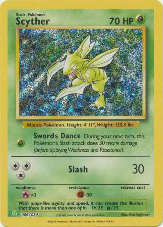 Scyther - 006/034 - Holo Promo