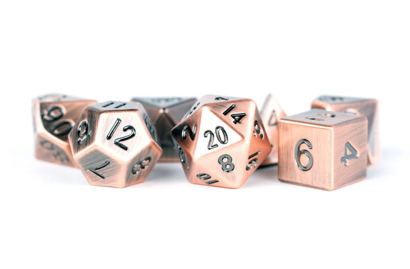 MDG - Metal Poly Dice Set - 16mm Antique Copper