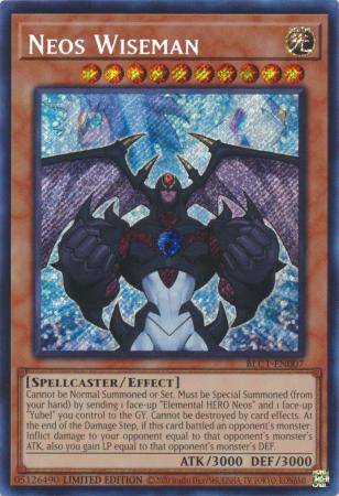 Neos Wiseman - BLC1-EN007 - Secret Rare - Limited Edition