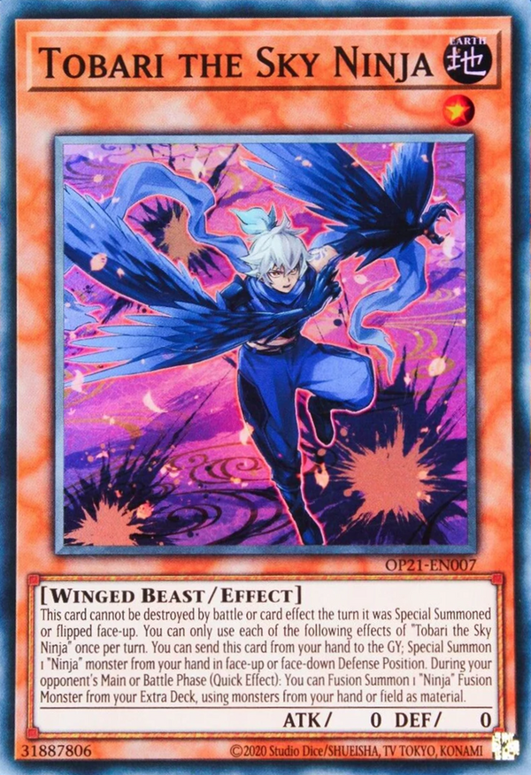 Tobari the Sky Ninja - OP21-EN007 - Super Rare - Unlimited