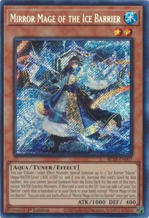 Mirror Mage of the Ice Barrier - BLTR-EN007 - Secret Rare - 1st Edition