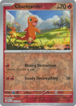 Charmander - 007/091 - Common - Reverse Holo