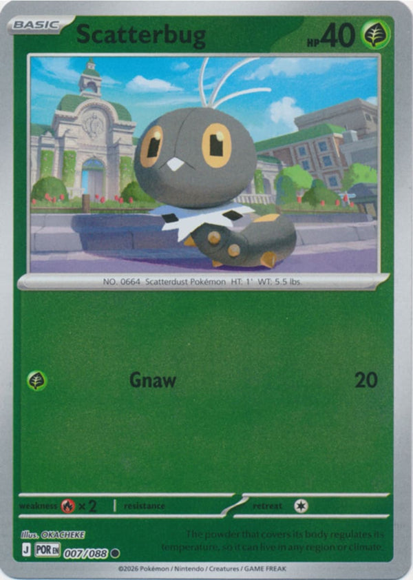 Scatterbug - 007/088 - Common - Reverse Holo