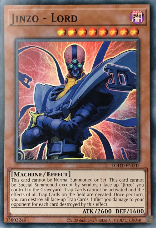 Jinzo - Lord (2020 Date Reprint) - LODT-EN007 - Super Rare