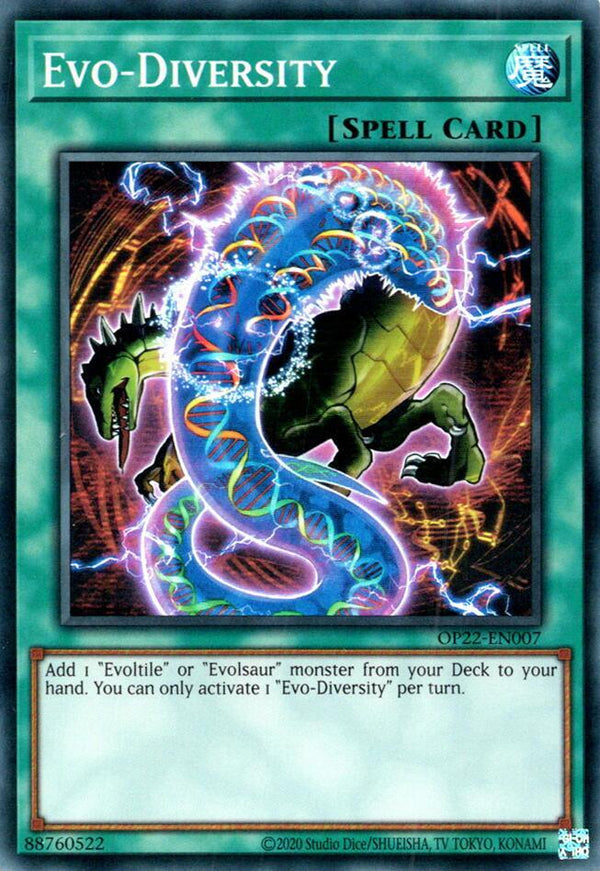 Evo-Diversity - OP22-EN007 - Super Rare - Unlimited