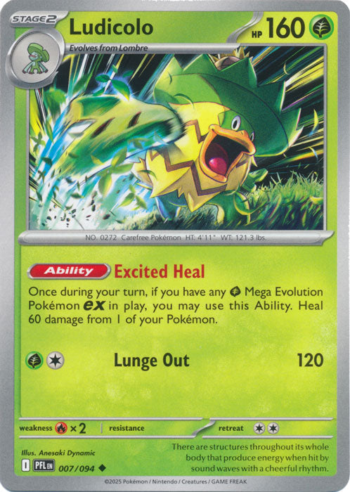 Ludicolo - 007/094 - Uncommon