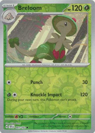 Breloom - 007/162 - Common - Reverse Holo