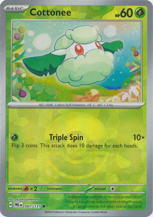 Cottonee (Poke Ball Pattern) - 007/131 - Common