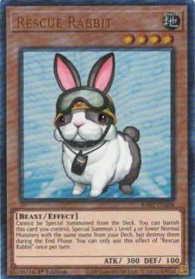 Rescue Rabbit (PUR) - RA02-EN008 - Prismatic Ultimate Rare - 1st Edition