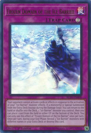 Frozen Domain of the Ice Barrier - BLTR-EN008 - Ultra Rare - 1st Edition