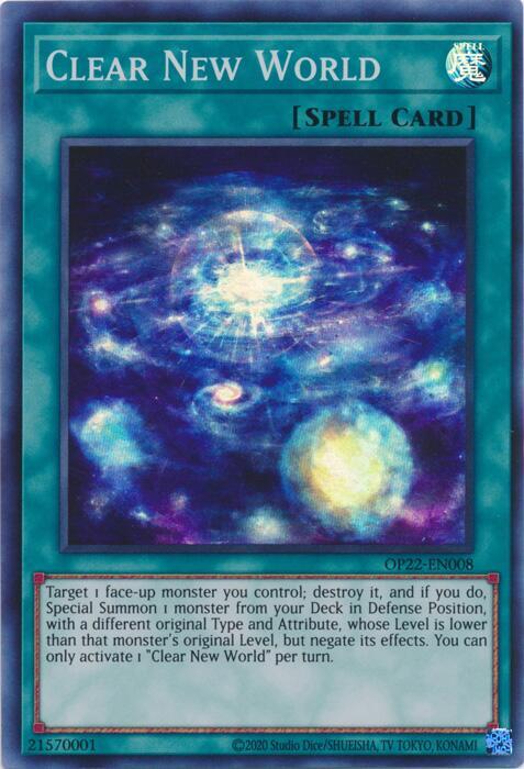 Clear New World - OP22-EN008 - Super Rare - Unlimited