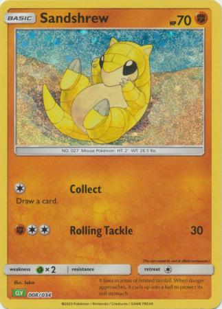 Sandshrew - 008/034 - Holo Promo