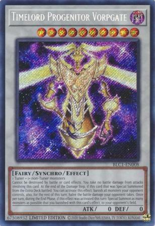 Timelord Progenitor Vorpgate - BLC1-EN008 - Secret Rare - Limited Edition