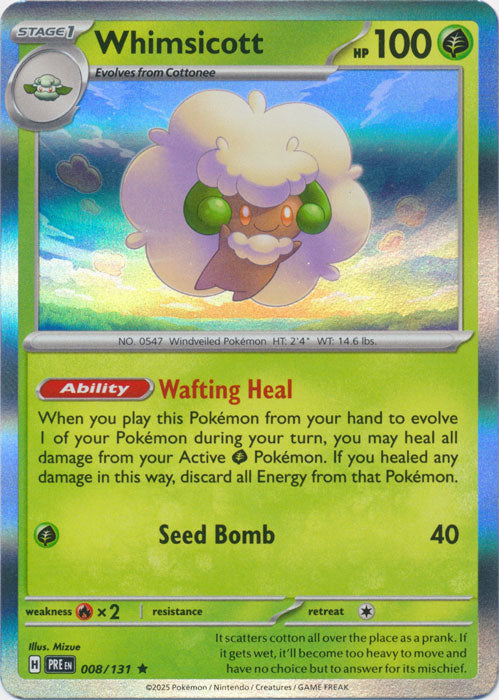 Whimsicott - 008/131 - Rare