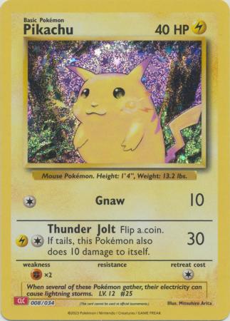 Pikachu - 008/034 - Holo Promo