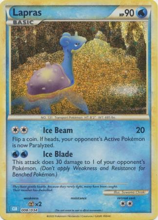 Lapras - 008/034 - Holo Promo