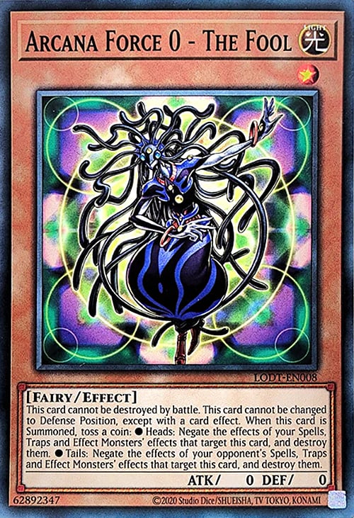 Arcana Force 0 - The Fool (2020 Date Reprint) - LODT-EN008 - Common