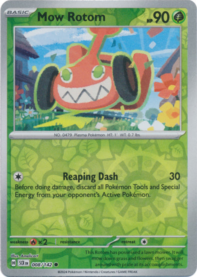 Mow Rotom - 008/142 - Common - Reverse Holo