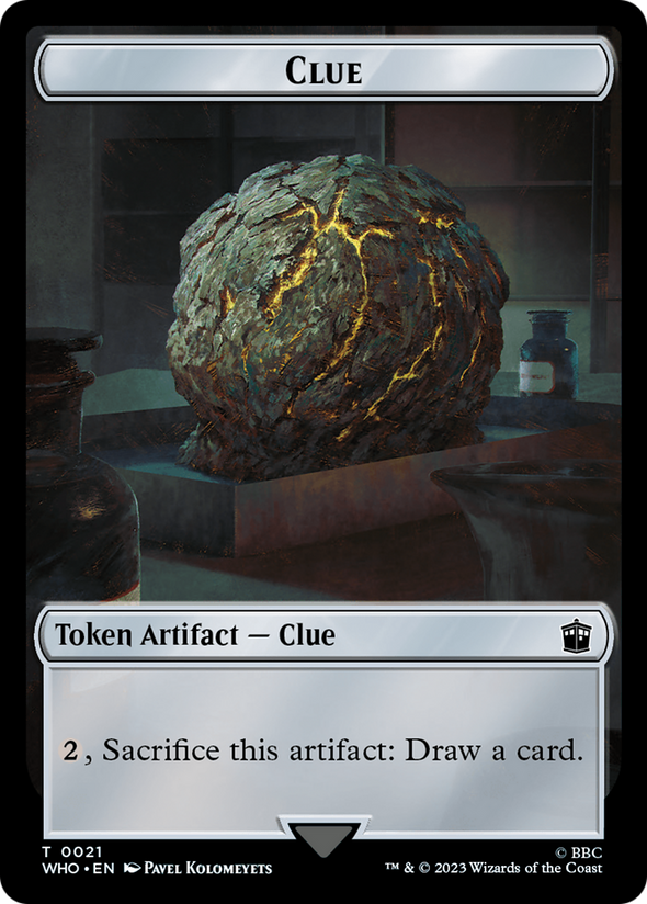 Clue (021) // Human Rogue Token (TWHO)